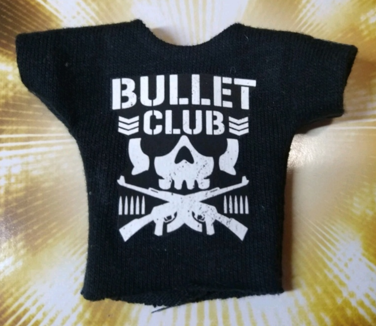 Custom Bullet Club Wrestling Shirt for Figures | WCW Style | Handmade | Fits WWE AEW Figures | Bundle & Save!